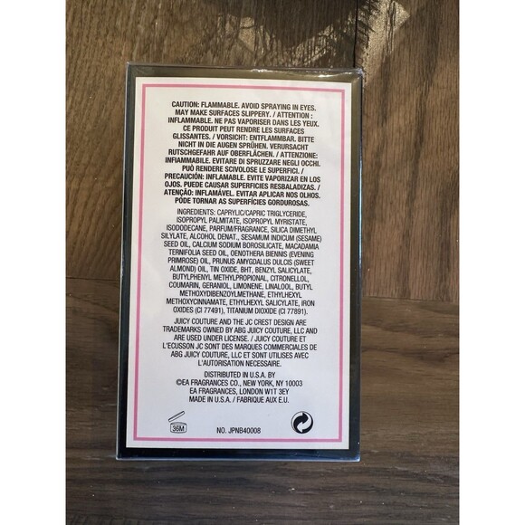 I AM JUICY COUTURE PERFUMED DRY OIL SHIMMER MIST 3.4oz/100ml Sealed Discontinued - Picture 2 of 3